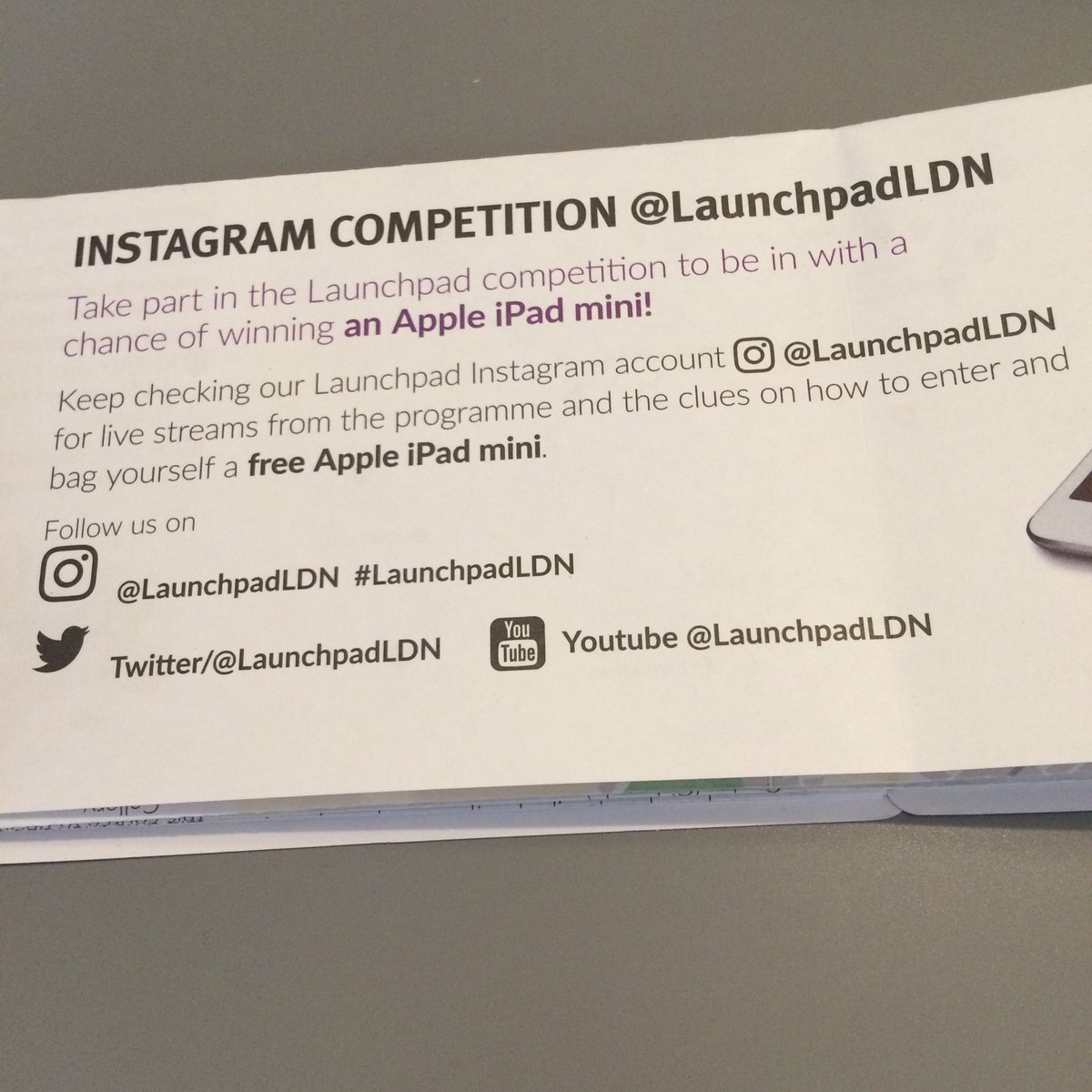 LaunchpadLDN's tweet photo. If you haven't already..... You really should 👇🏻 https://t.co/nFDhVoXqxD