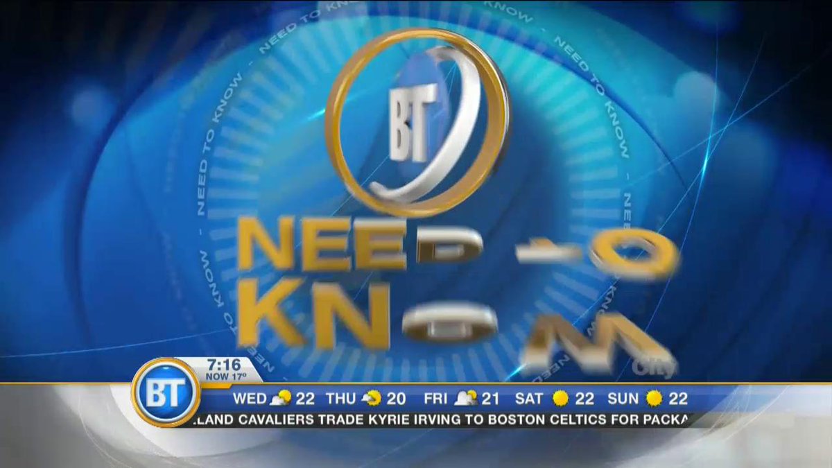 #BTMTL #needtoknow VIDEO: Your 90-second news, weather, traffic update at 7:20 https://t.co/U5iTvEwJHN