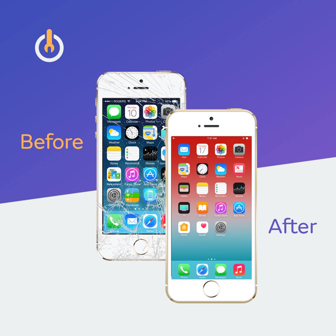 iBrokemygadget's tweet photo. Before and After iPhone 5s Screen Repair - Need yours repaired? Visit us online https://t.co/Gy5eCvibZy or in store. #gadgetrepairs #iphone https://t.co/QkOGtdDwky