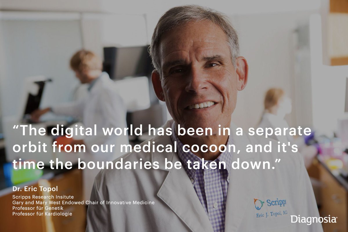 Diagnosia's tweet photo. Sehen wir genau so wie @EricTopol #ehealth #digitalhealth #digitalmedicine https://t.co/qlKpT3lQ7B