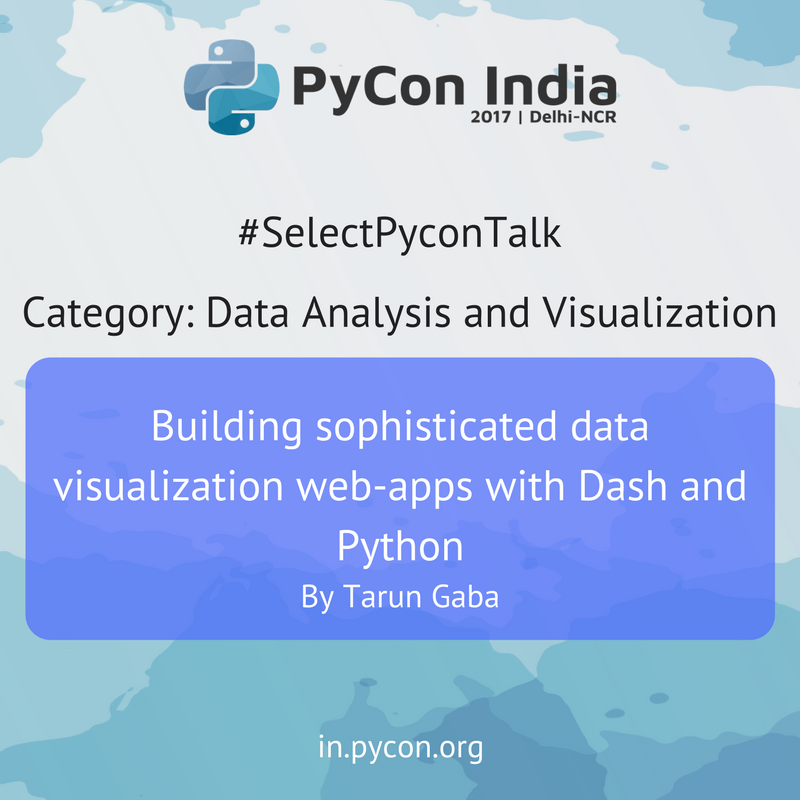pyconindia's tweet photo. Building sophisticated data visualization web-apps with Dash and Python - https://t.co/VE0YIooxzh
#SelectPyconTalk #PyConIndia https://t.co/GvMIHdqI69