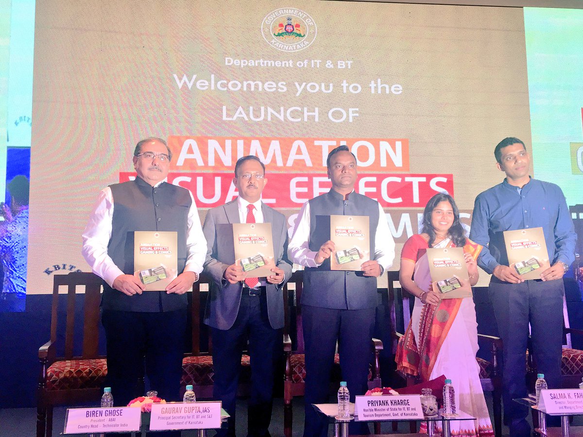 PriyankKharge's tweet image. Launched the AVGC Policy which will propel Karnataka as the creative capital of the country.