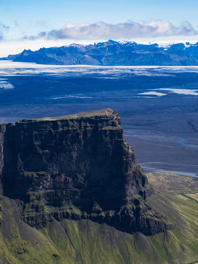 Mount Lómagnúpur looking good on a recent tour from Skaftafell Airport!