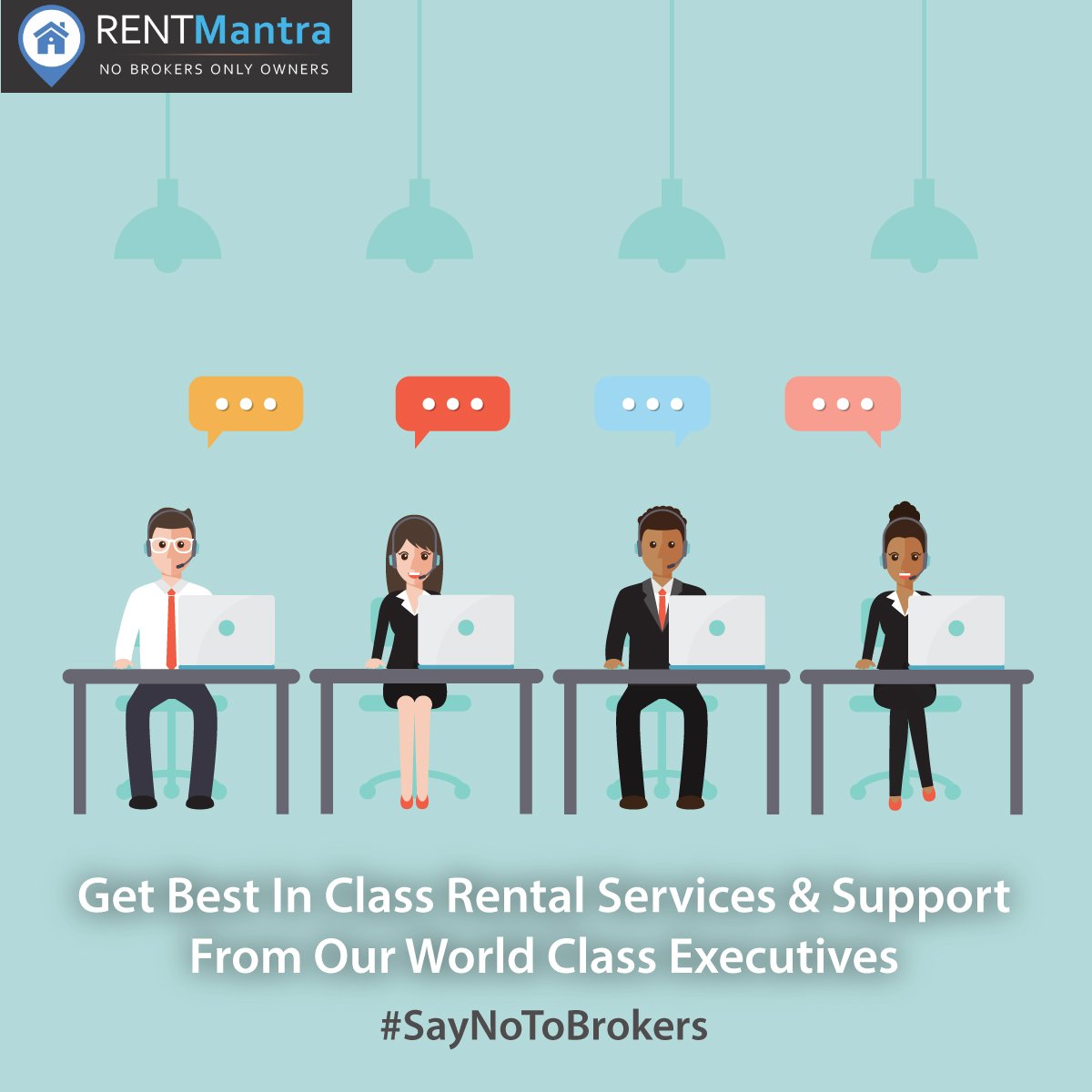 Rentmantra's tweet image. Get Best In Class #BrokerFree #RentalServices &amp;amp; #SupportAssistance From Our #WorldClassExecutives Here at #RentMantra.
#SayNoToBrokers