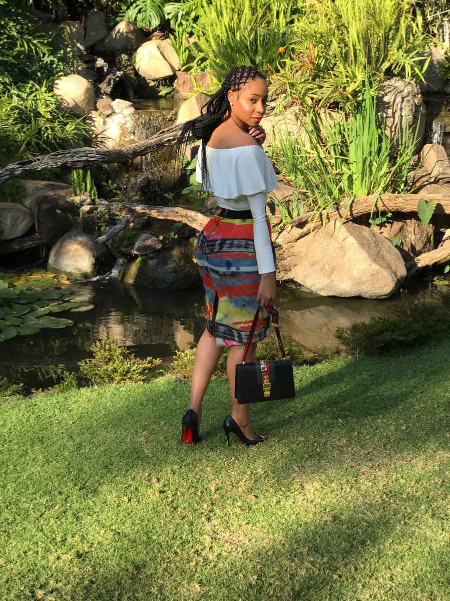 Photos of Pokello Nare on braids