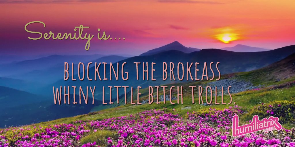 humiliatrix's tweet photo. #domprobs
#serenitynow https://t.co/RfpsR8vjmT