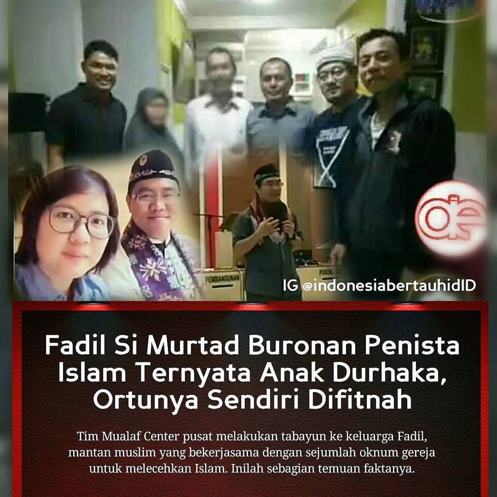 .
Dengan ijin Allah, semalam saya sendirian bersilaturahiim ke rumah orang tua Fadilla Mulya di Taman Lagura Indah, Cempaka Putih untuk ber…