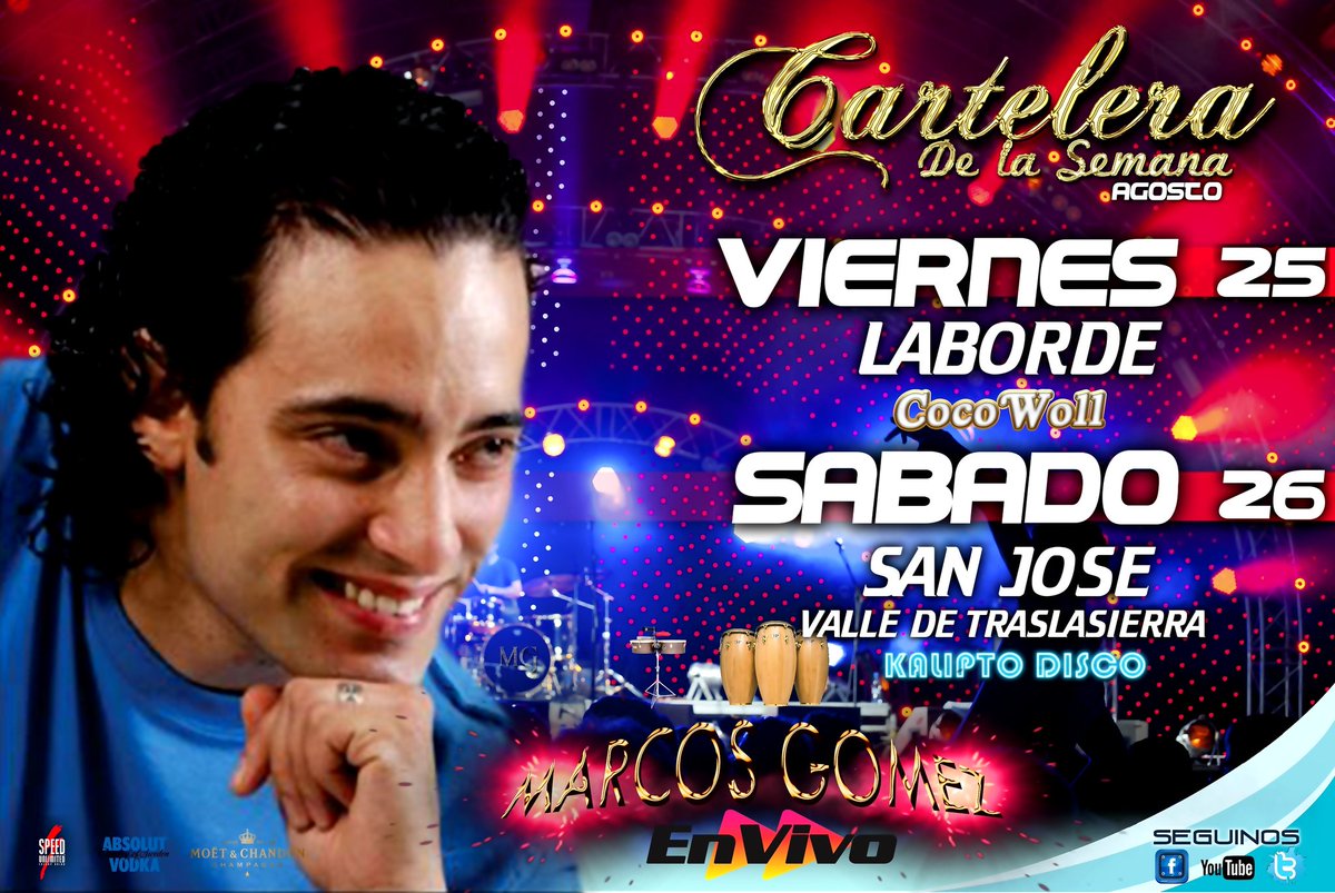 MarcosGomezLB's tweet photo. CARTELERA DE LA SEMANA!!!Ⓜ https://t.co/aB3PrSu6ab