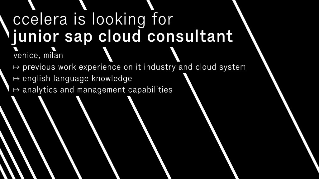 ccelerasrl's tweet photo. New job opportunities in #ccelera! Submit your application to join our team!
https://t.co/HbcWk3j0I2 https://t.co/zBUkBQejRz