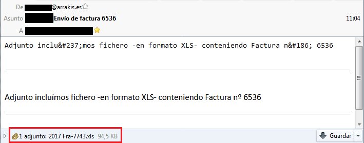 ESET_ES's tweet image. [ALERTA] Detectado email en español que quiere engañarte bajo asunto "Envío factura". Esconde troyano bancario. No descargues. No ejecutes