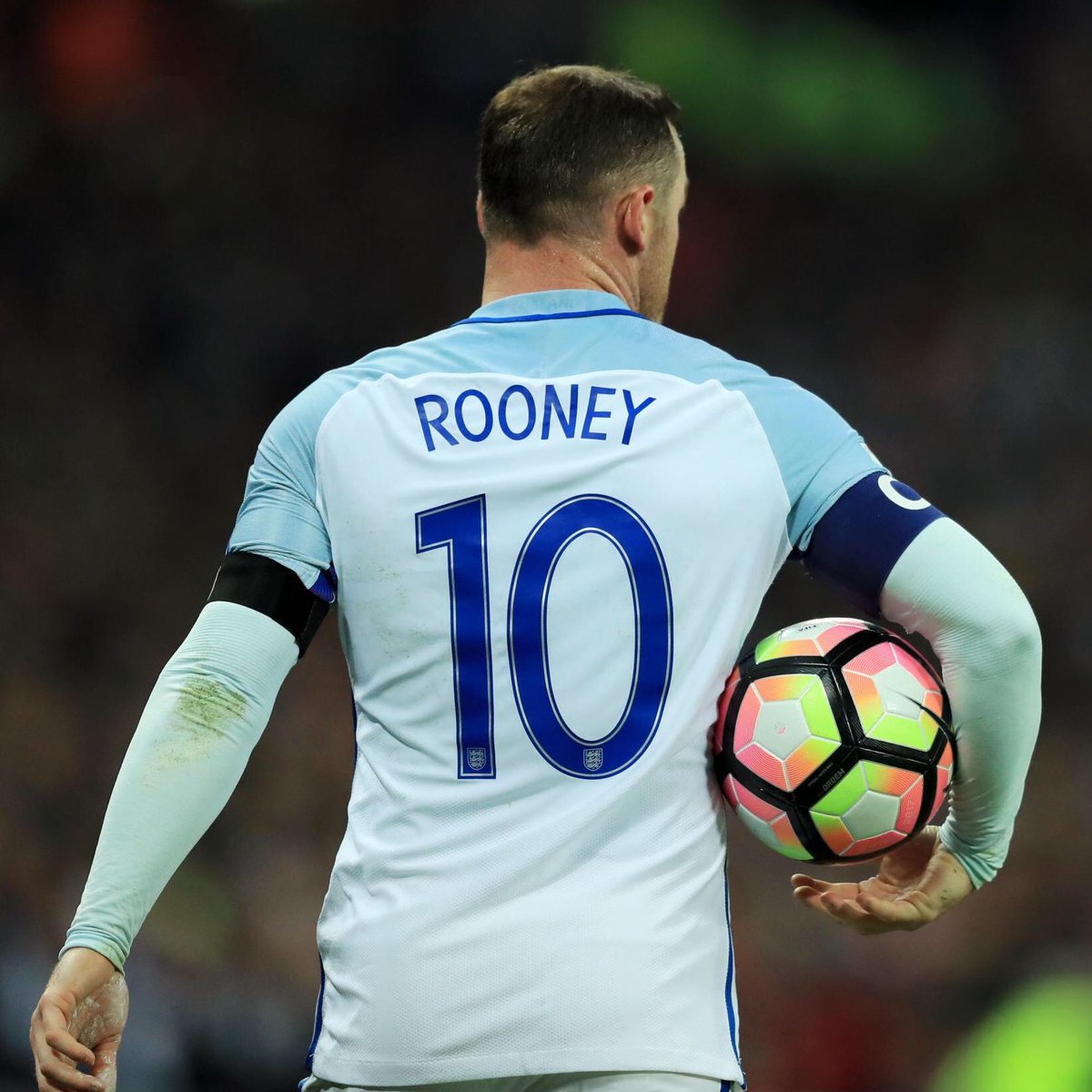 EvertonBlueArmy's tweet image. Wayne Rooney has retired from international football.