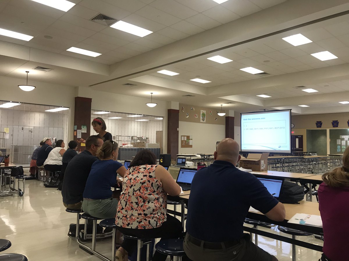 RMSSdol's tweet photo. RMS staff learning all about @ibmyp #middleyearsprogram #IB #MYP #RMSproud https://t.co/QrQH1NtRJK