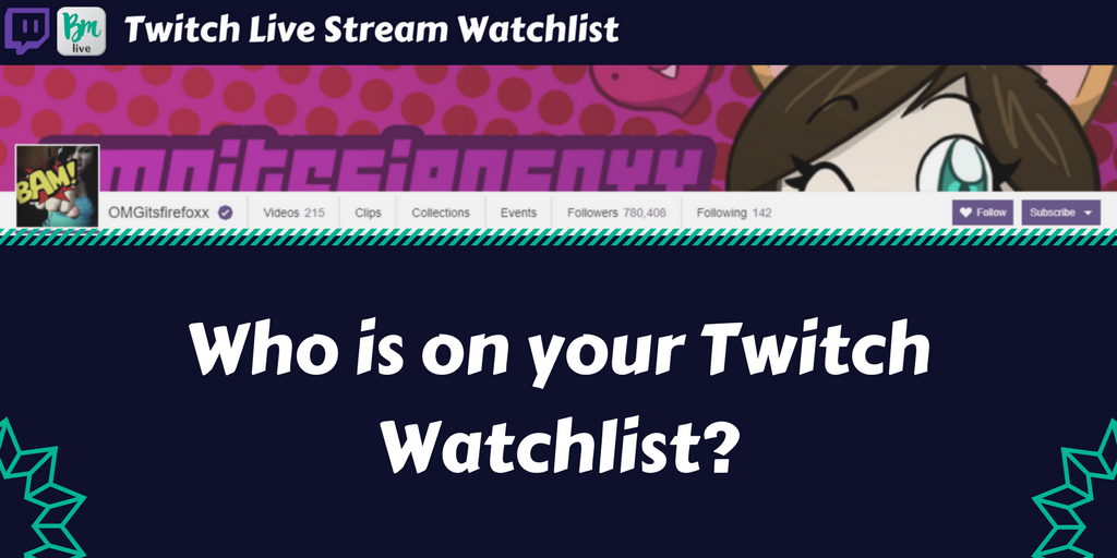 BroadcastMeLive's tweet photo. On this week's @Twitch #live #stream #watchlist, we have the charming #youtube #gaming sensation, @OMGitsfirefoxx. Who's on yours? #gamer https://t.co/UYYR18a5Qm
