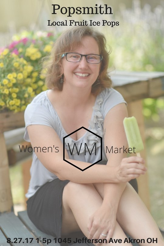 AkronHoney's tweet photo. Beth of @popsmithpops . 
Local Fruit Ice Pops 🥝🍓🍉
Women's Market 
August 27 1-5p
1045 Jefferson ave Akron OH 
Photo by Shane Wynn https://t.co/115bfrcKqh