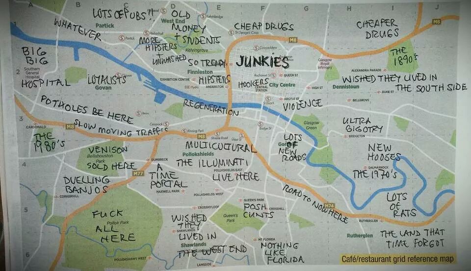 Queens Park Glasgow Map Glasgow On Twitter: "The #Glasgow #Tourist #Map Https://T.co/I8Kohcet6J" /  Twitter
