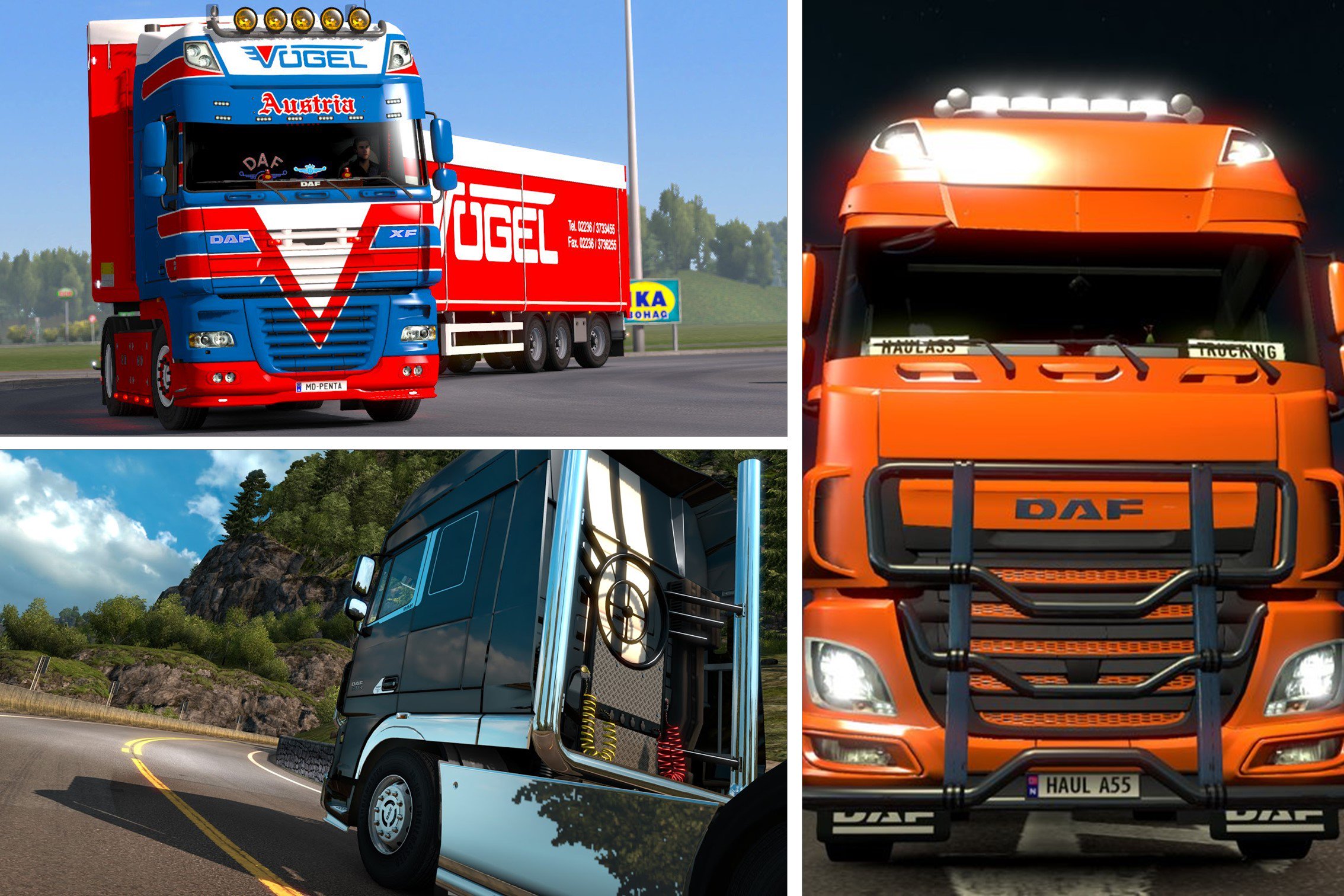 DAF Trucks UK 🇬🇧 on X: #DAF drivers in #ETS2 get 70+ new accessories for  their #trucks w/ latest DLC. Here's just a few of our favs. More @    /