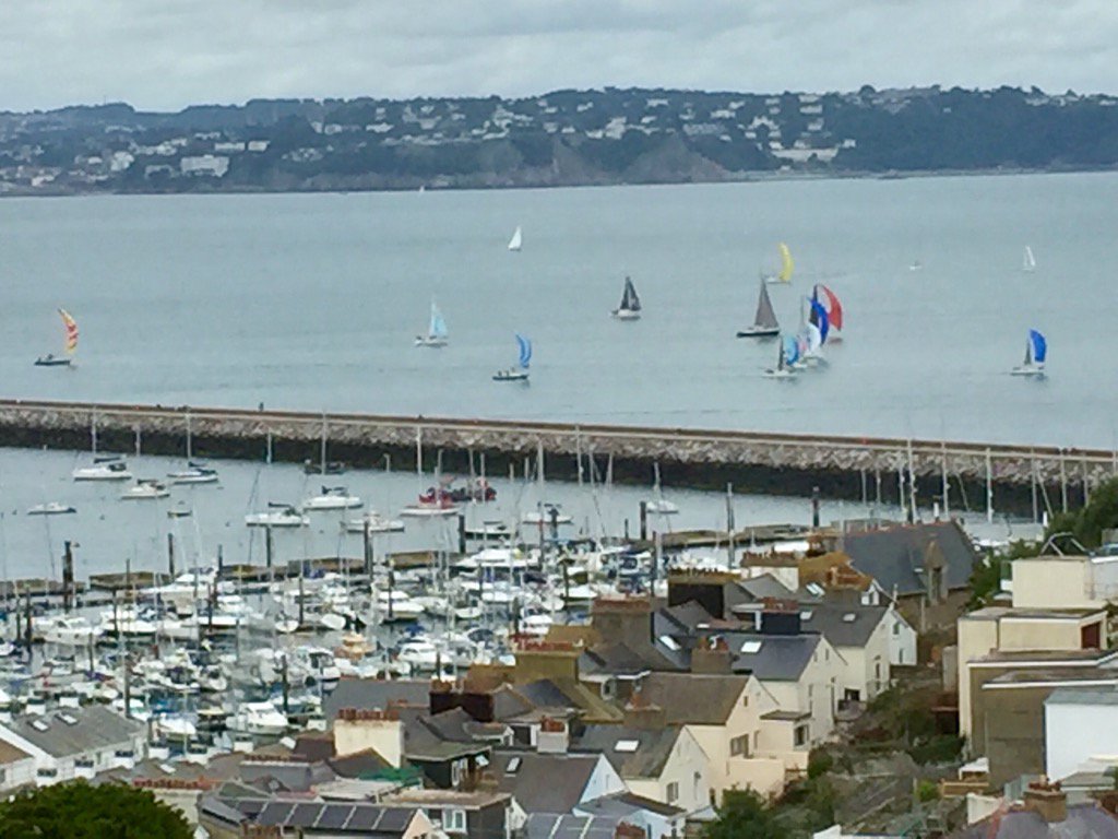 A colourful display in the bay #Brixham