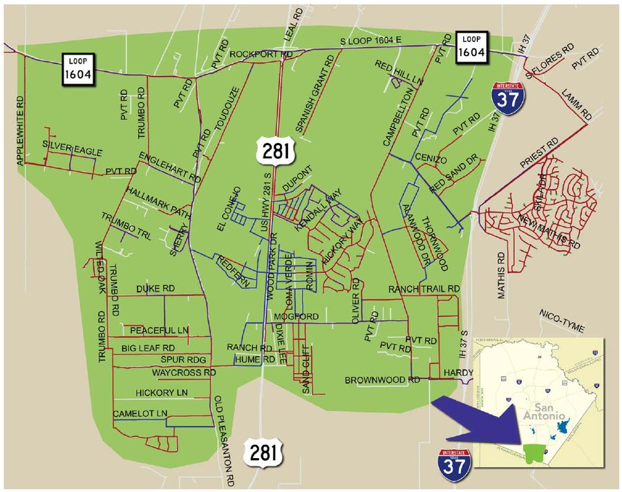 Saws Water Boil Map Water Service On South Side Restored, Boil Water Advisory In Effect | Kabb