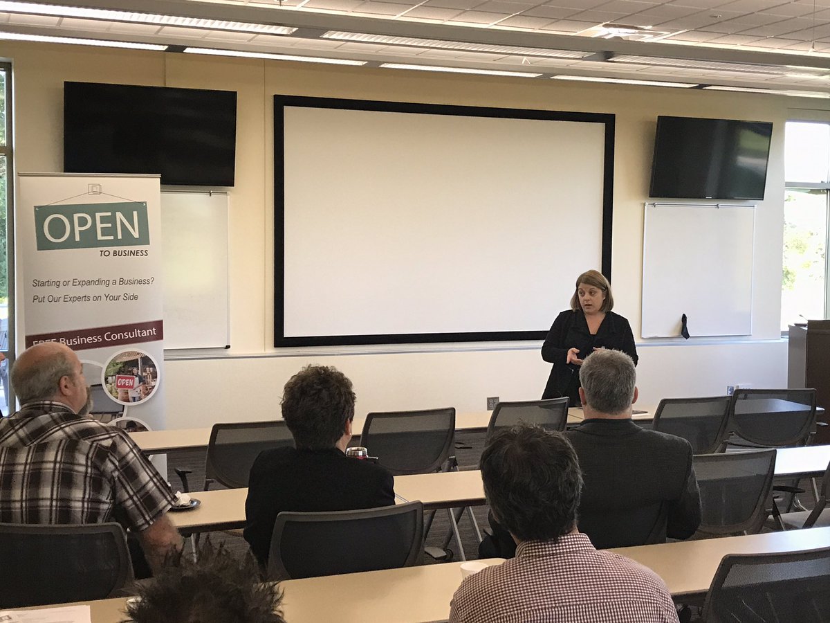 cottagegrovemn's tweet image. Washington Commissioner @karlabigham speaking about new Open To Business program which will help "make dreams a reality" #opentobusiness