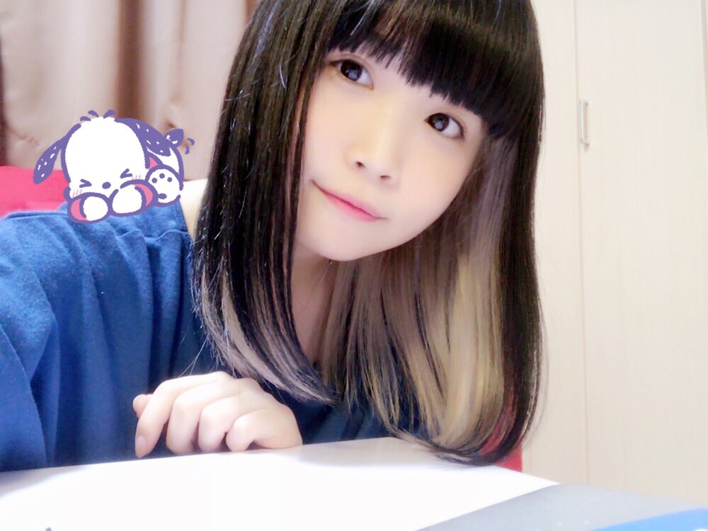 小豆 髪型は無理だけど髪色お揃いにしよ な