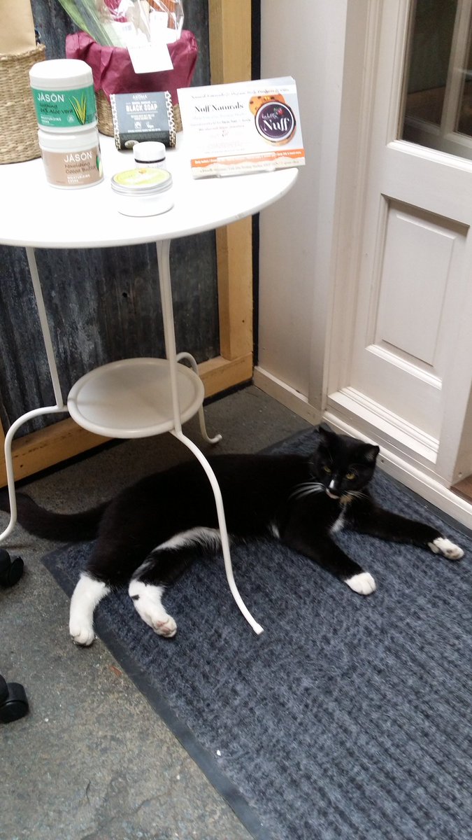 Check out Toots the Cat, he likes it here so much, he hangs here every day, Welcome to Tooting Market Toots @melinasgiftshop @tooting