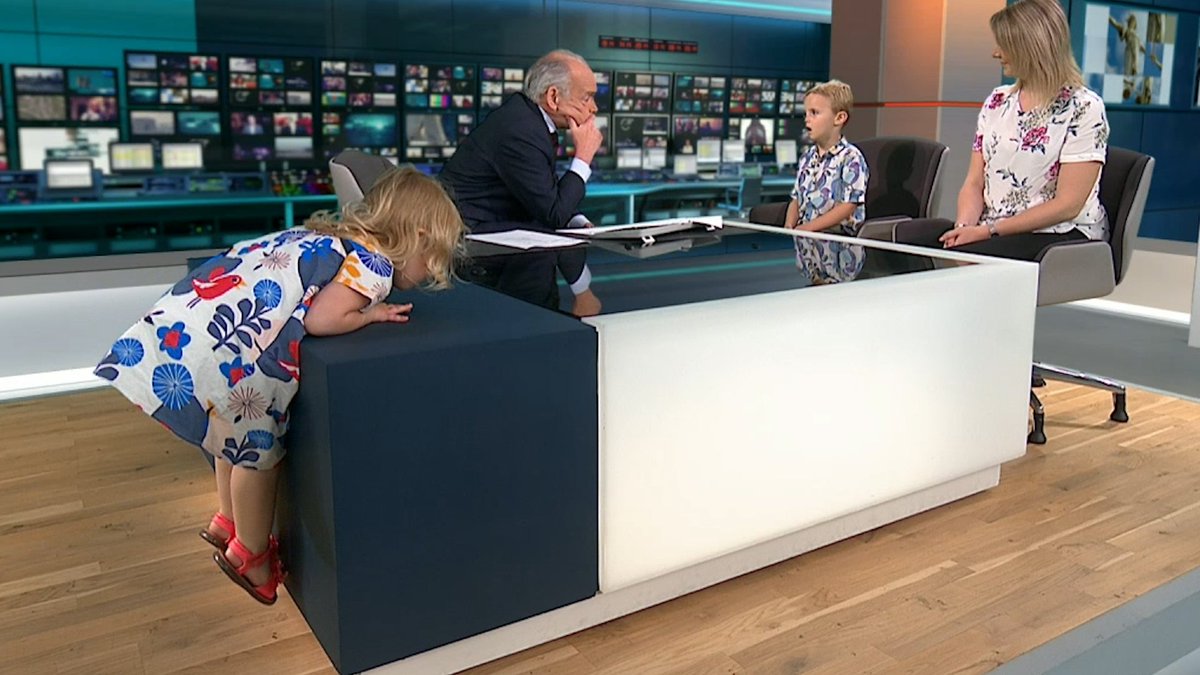 Toddler Goes Rogue Live On Itv Lunchtime News Baaz