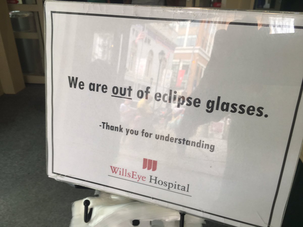 Thanks for the memories 2000 glasses give away see you next #solareclipse2024 #usedeclipse glasses <a href="/WillsEyeAlumni/">Wills Eye Alumni</a> @WillsEye <a href="/TJUHospital/">Jefferson Health</a>