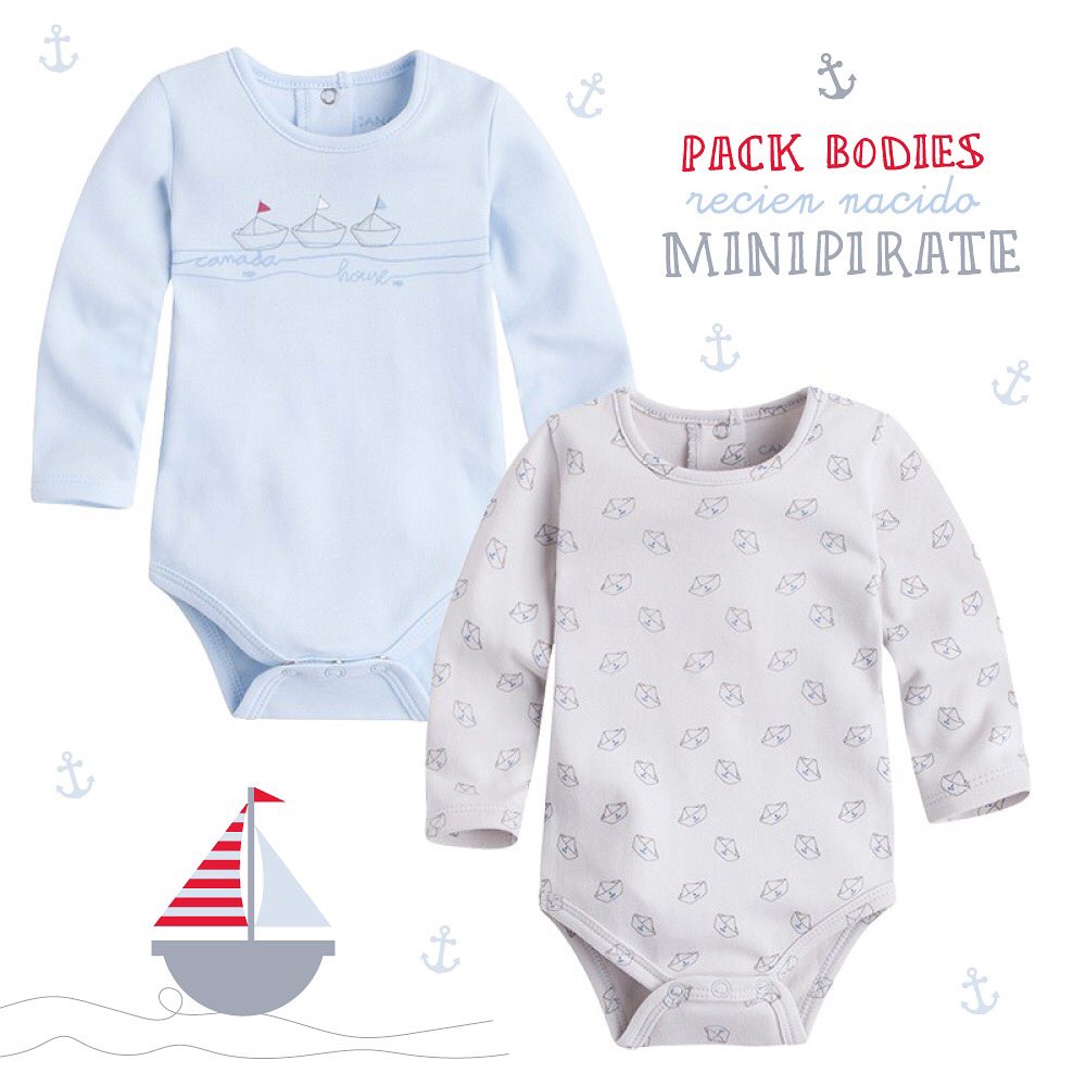 canada_house's tweet photo. ⛵️👶🏼Bodies, peleles, gorritos y mucho más para vuestros #minicanadas ahora hasta un 60%!
✖️Pack bodies Recién Nacido Minipirate https://t.co/XF7OI4koER