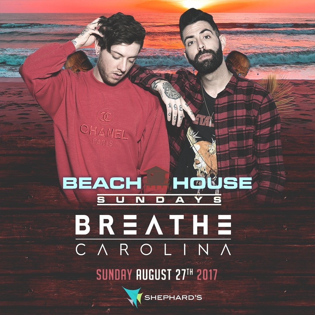 DebacleENT's tweet photo. This Sunday, we welcome back @BreatheCarolina to @ShephardsResort on Clearwater Beach!

Tix &amp; VIP: https://t.co/mod1Nemjh2 https://t.co/SNWHi75FlF