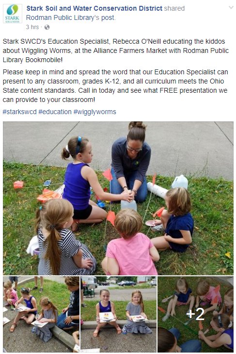 Stark_SWCD's tweet photo. Call in and see what our Education Specialist, Becca O'Neill can do for your classroom or organization!
#starkswcd #education https://t.co/M17FQuLyD4
