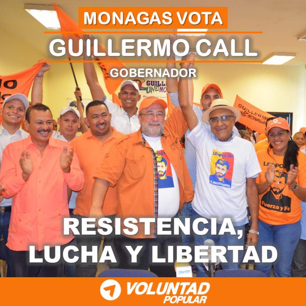 Lupe97075950's tweet photo. #Monagas #Vota #GuillermoCall #Gobernador https://t.co/Zkxd4aCv2Z
