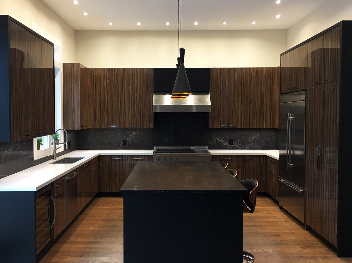 Cabinetlab Toronto On Twitter The High Gloss Walnut Cabinetry