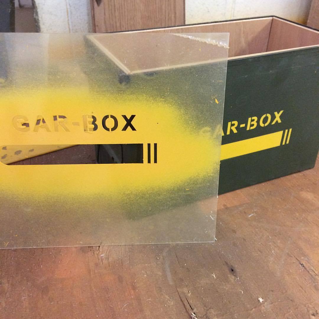 garboxhumidors's tweet photo. Always grateful for a good stencil. #garbox #cigars #cigar #humidor #workinprogress #spanishcedar #bccf2017 https://t.co/n2bxoGXo1a