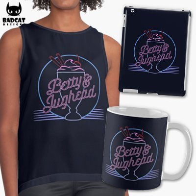 Bad_Cat_Designs's tweet photo. #Riverdale – Milkshake design inspired by #BettyCooper and #JugheadJones from #Riverdale. Get these now at: https://t.co/OuoRuM171K https://t.co/bVERQsABuq