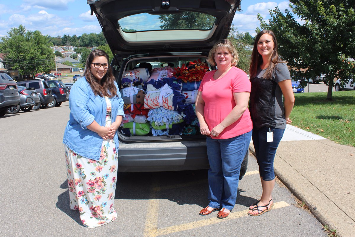 GuernseyCBDD's tweet photo. #AlwaysThere50 enabled us to donate 56 blankets to kids at the Guernsey County Children Services!
Thanks to everyone who helped! https://t.co/iM8blvGPQy