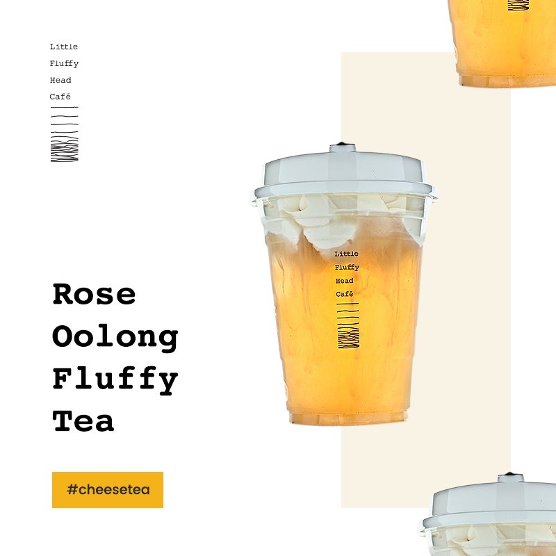 Freshly made cheese cream adds the perfect amount of richness to any drink. #cheesetea #littlefluffyhead