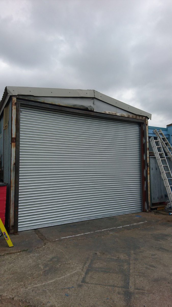 New installation of manual haul chain roller shutter #Rochester today