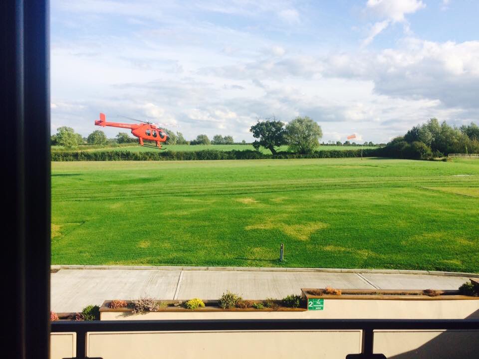 centralheli's tweet photo. Visiting MD600 this afternoon dropping in at Nottingham Heliport for fuel once the weather finally cleared! https://t.co/fr4t0qZLdn