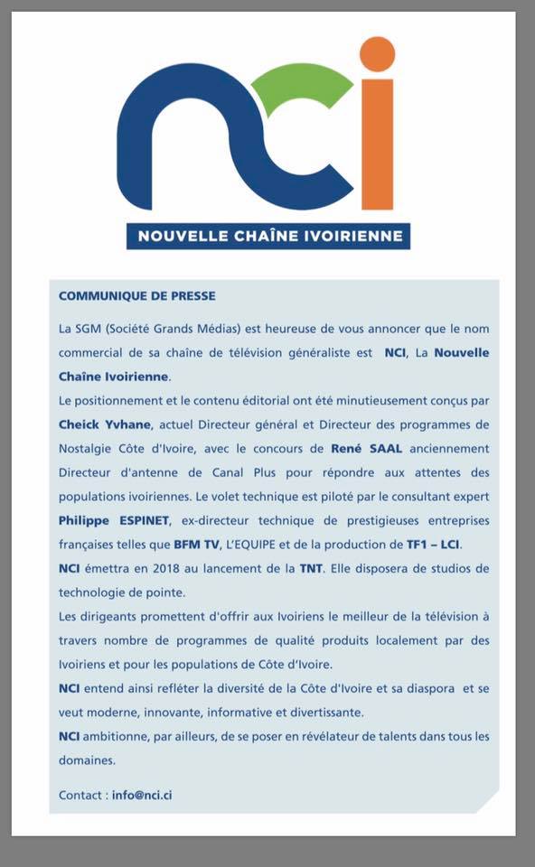 BeaoncaElla's tweet photo. Vu sur la page de @cheickyvhann ça peut vous aider,une nouvelle chaine de télévision bientôt  #team225 #CIV225 #CIV #Ivoirien #fr #flash225 https://t.co/9neiOTwTNA