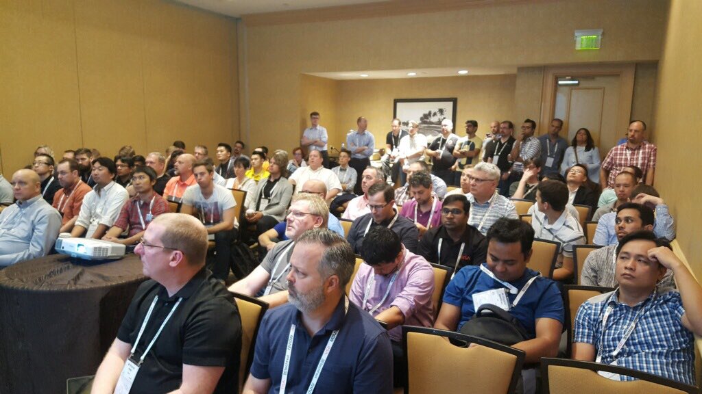 Mj_Knudsen's tweet photo. Last day of over 100 hours of learning at @RSAsecurity #RSATechFest and still going strong with standing room only! https://t.co/p4VzsS5ORl