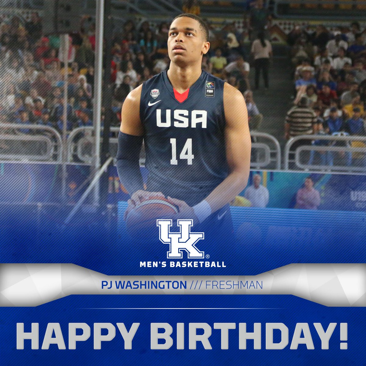 Happy 19th Birthday, PJ Washington!