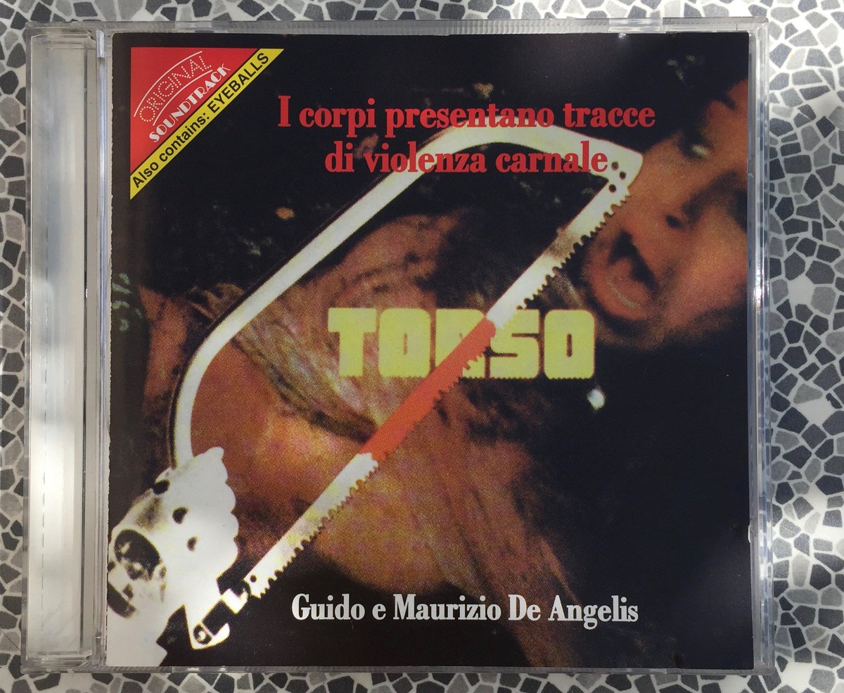 pifconoma's tweet photo. 🎶 Torso #GuidoEMaurizioDeAngelis #RCA #SergioMartino #SuzyKendall #LucMerenda #JohnRichardson #Giallo #AncientCD also contains: EYEBALLS 🤣🎶 https://t.co/mxg6YzoetW