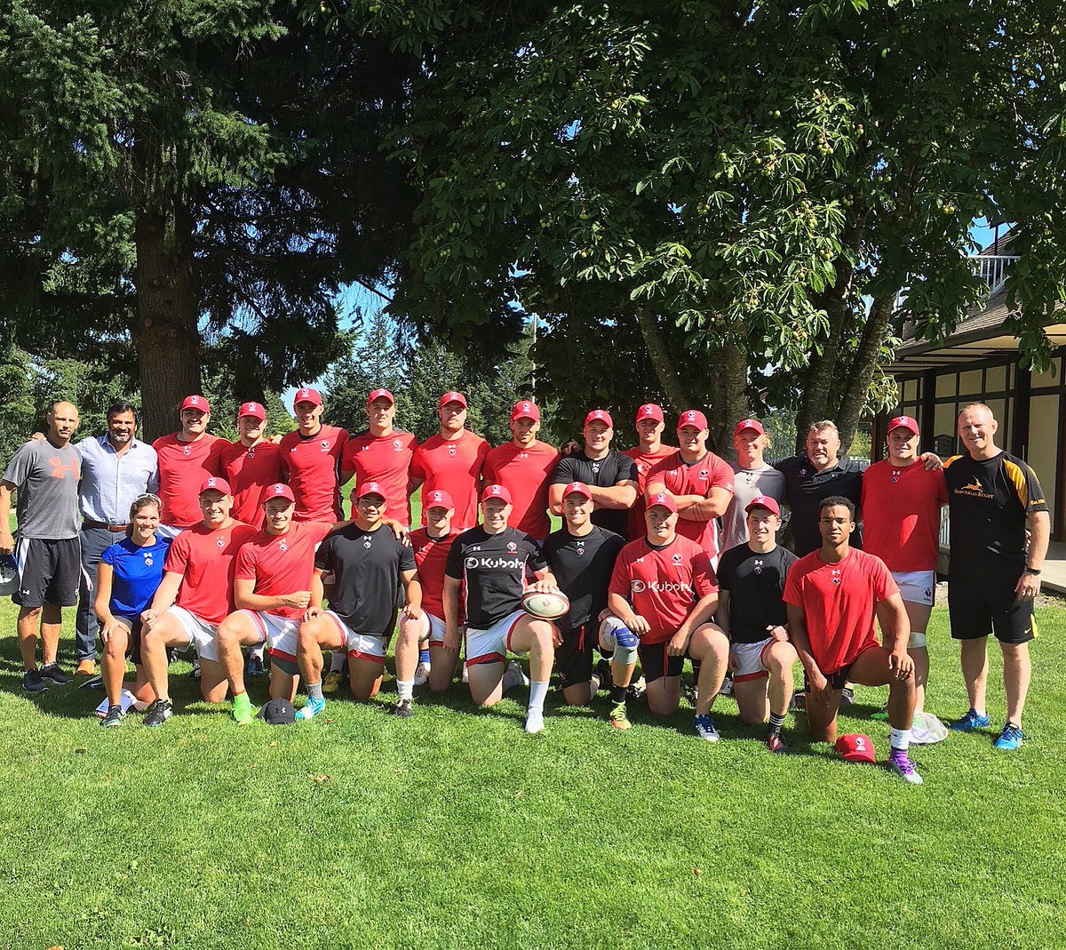 Safe travels &amp; good luck to our U-20 Team off to the Junior <a href="/WorldRugby/">World Rugby</a> Trophy today in #Uruguay! <a href="/jbaajeff/">Jeff Williams</a> <a href="/Gbarton12/">George Barton</a> #RISEAsOne #RCU20s