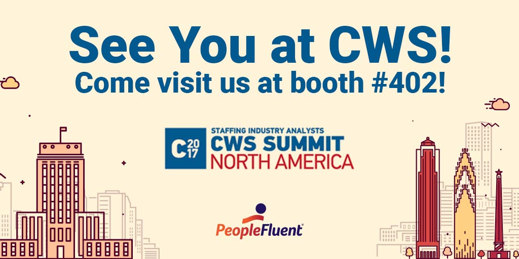 PeopleFluent's tweet photo. Meet us in #Dallas at #CWSsummit on 9/11! Use code PFL25G to receive a complimentary registration. https://t.co/z8J6YMDDHI https://t.co/86Nud04G1f