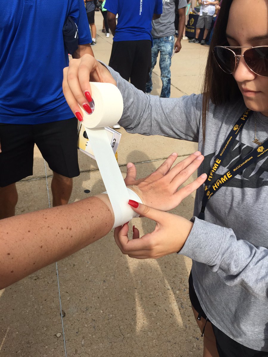 UCO_MAT's tweet photo. Test out your taping skills at the #UCOGATP Booth in front of Broncho Lake! ✂️ https://t.co/qYS0jNYvud