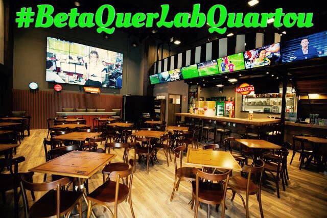 #BetaQuerLab hj tem jogão do nosso mengão...vamos torcer, gritar, cantarolar, e diga não a Violência!!! #BetaQuerLabQuartou