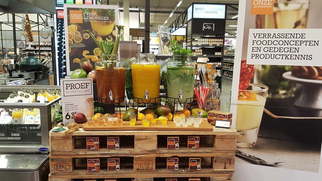 Fresh Lemonades proeven? Dat kan bijvoorbeeld in het <a href="/sligro/">Sligro</a> filiaal in Utrecht!