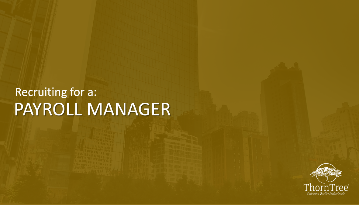 ThornTreeGroup's tweet photo. #VACANCY! Recruiting for a payroll manager. MIDRAND, JHB | SALARY: R 800 000 – R 900 000 p.a. https://t.co/85aA5QbIzr #JobSeekersSA #Jobs https://t.co/5UQmNoX0m6