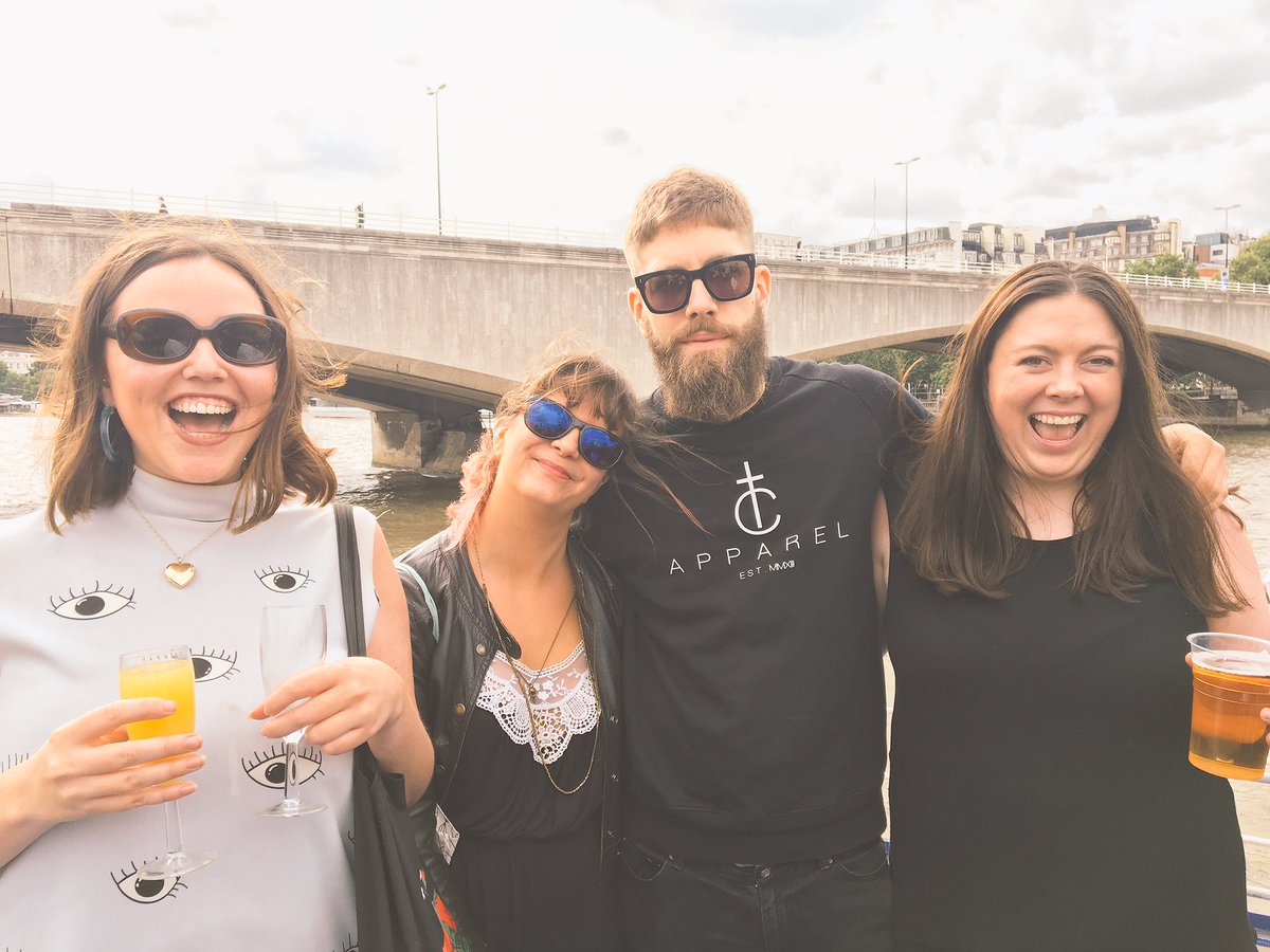 TMWSocial's tweet photo. Cruising with these BoatyMcBoatfaces at the @TMWagency Summer Drinks. 🙌🏼 https://t.co/T2OxjEroP0