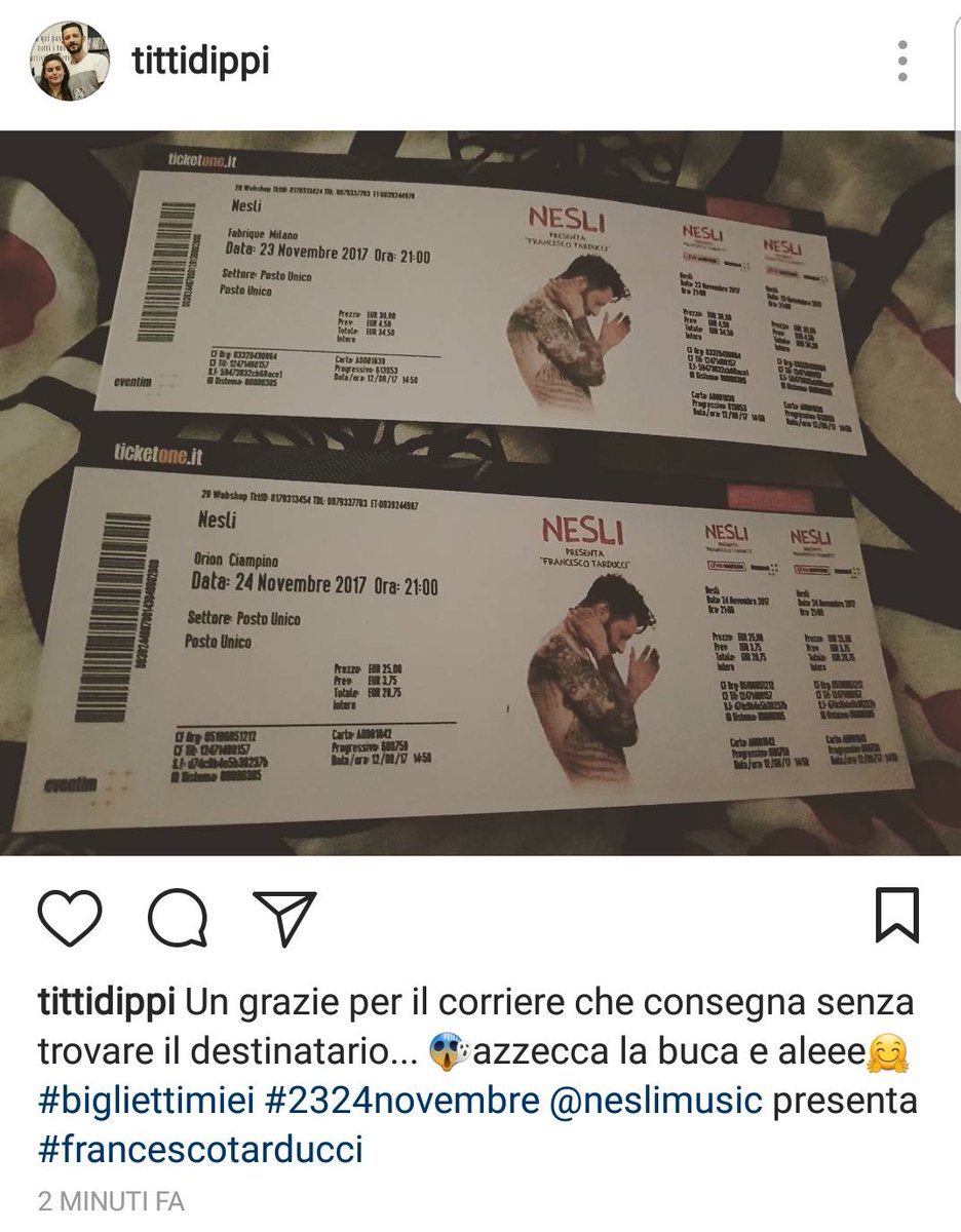 laTittiDiPinto's tweet photo. Stasera #BattitiLive
C'è @neslimusic 👊😎
ma non perdetevi
Milano e Roma due date importanti!!! #2324novembre #iosonopronta @GoWildMusic https://t.co/Z0iY1DbLBZ